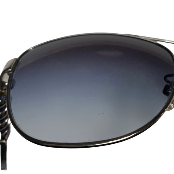 Coach HC7056Q L127 Sunglasses Silver/Black / Case - Picture 13 of 15